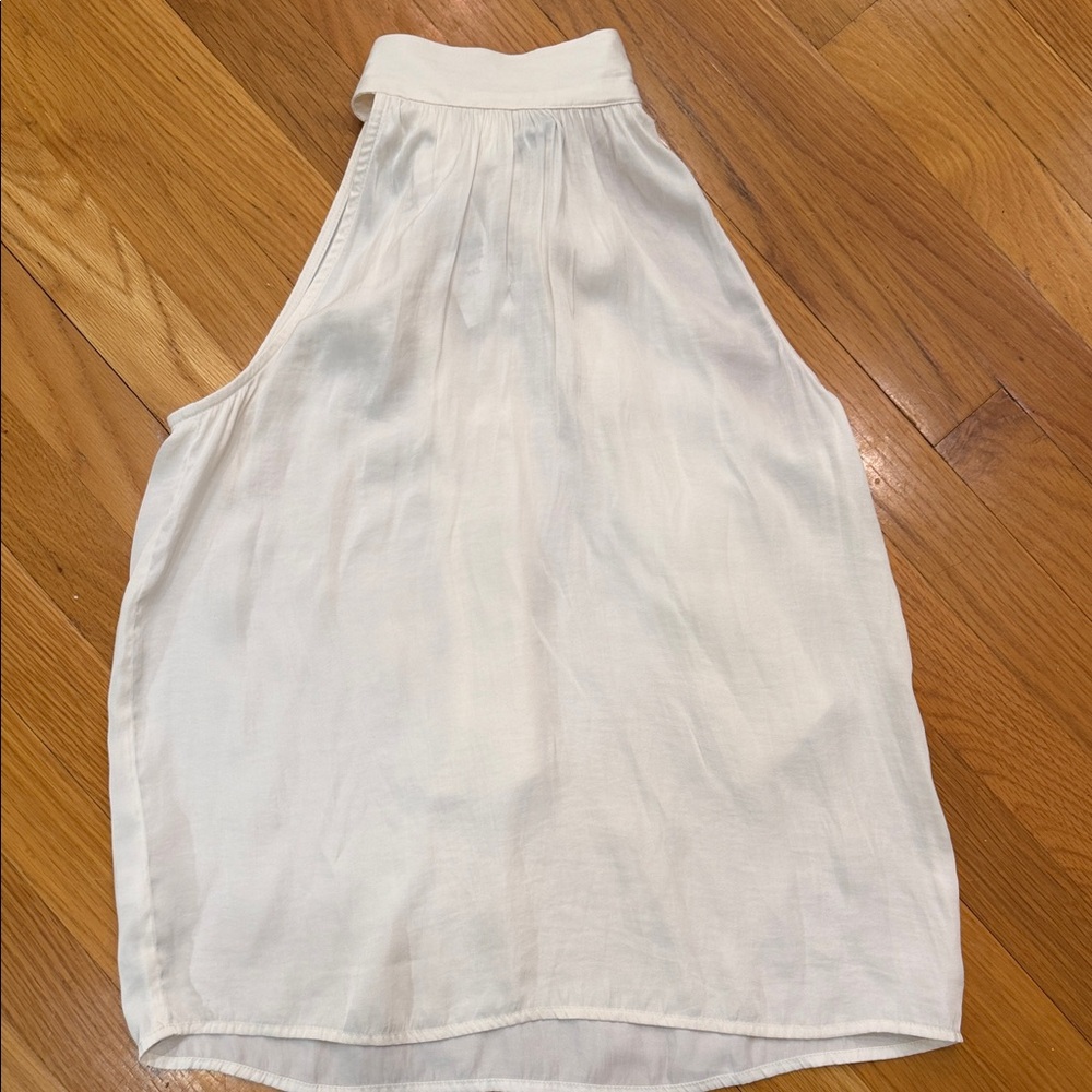 Ann Taylor Cream Halter Top NWT